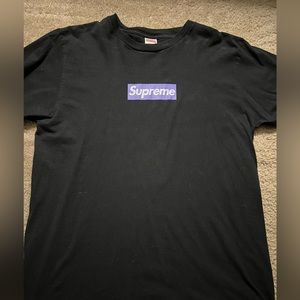 “2005” purple on black supreme box logo